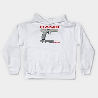 Ghost White Gun Kids Hoodie